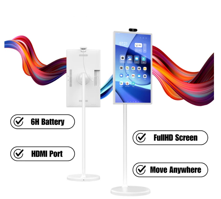 Bundlr™ 32" Touchscreen Smart TV on Wheels