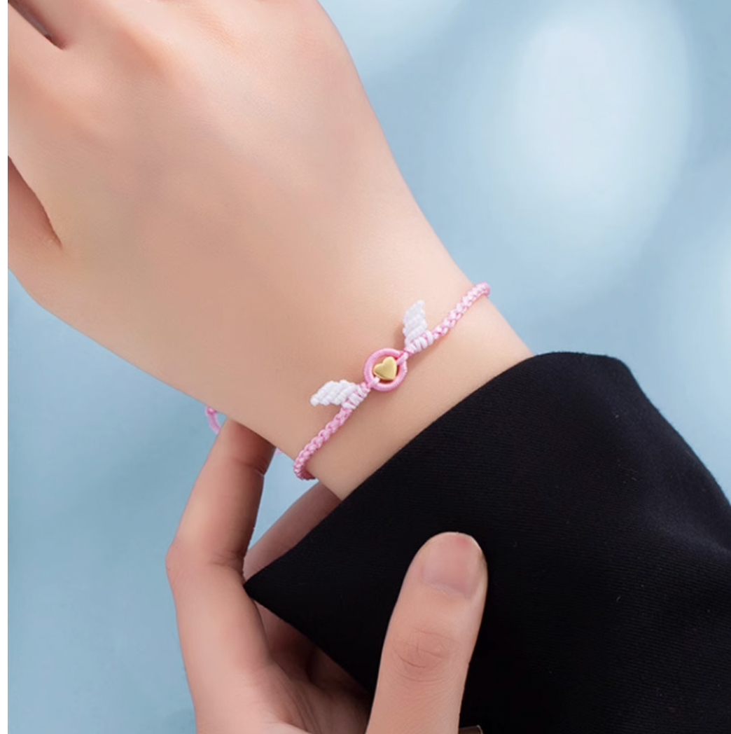 HeartCharm™ Friendship Bracelets – Gold Heart Duo