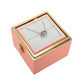 ROTATING ETERNITY ROSE BOX - W/ ENGRAVED NECKLACE