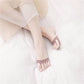 Women Socks Sponge Silicone Anti-slip Lining Open Toe Heelless Liner Sock Invisible Forefoot Cushion