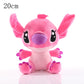 20cm Disney Lilo &amp; Stitch Couple Models Cartoon Stuffed Plush Dolls Anime Plush Baby Toys Pendant Toys Kawaii Kids Birthday Gift