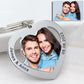 Personalized Photo Keychain Custom Name Keychain Heart Keychain Couples Keychain Picture Keyring Mom Dad Gift Best Friend Gift