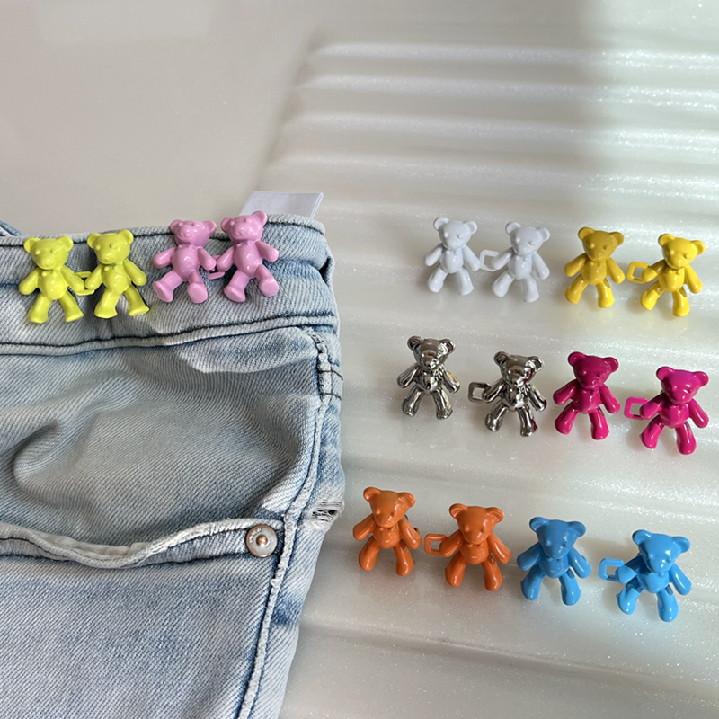 Detachable Colorful Bear Metal