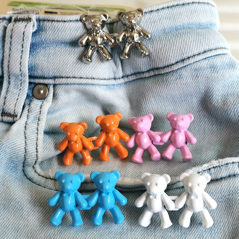 Detachable Colorful Bear Metal