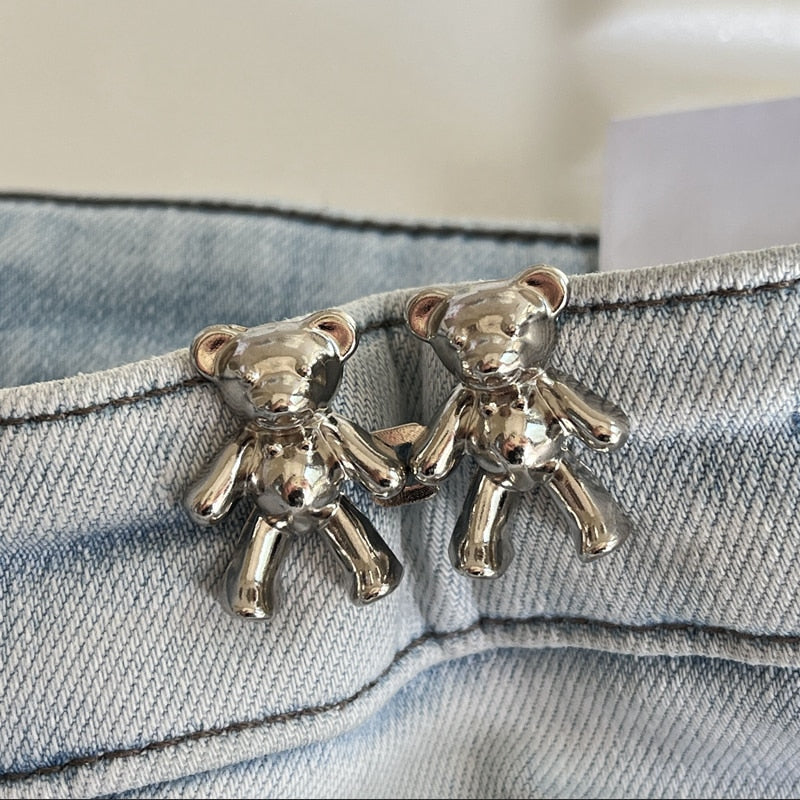 Detachable Colorful Bear Metal