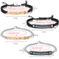 Engraved Matching Bracelets for Couples, Custom His and Hers Bracelets