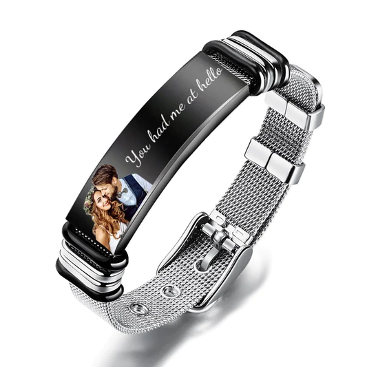 Custom Photo Bracelet for Men Women