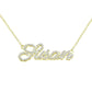 Christmas Gift Personalized Shiny Diamond Name Necklace Sparkling Necklace MelodyNecklace