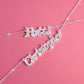 Christmas Gift Personalized Shiny Diamond Name Necklace Sparkling Necklace MelodyNecklace