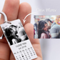 Personalized  Photo Calendar Keychain Anniversary Gifts